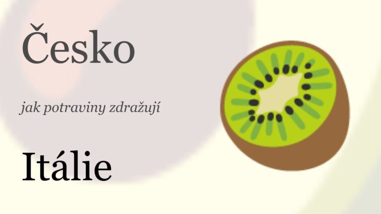 Ceny potravin 2017-2022: Česko vs Itálie